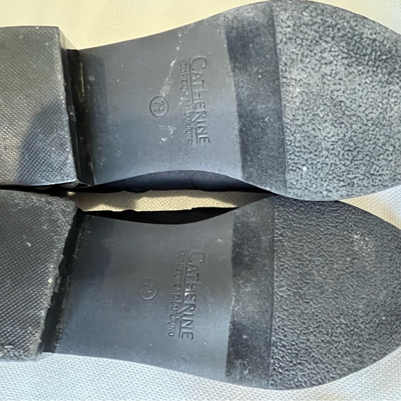 Catherine Malandrino Perse Black Embellished Over-the-Knee Boot Size 7.5 - Picture 6 of 9